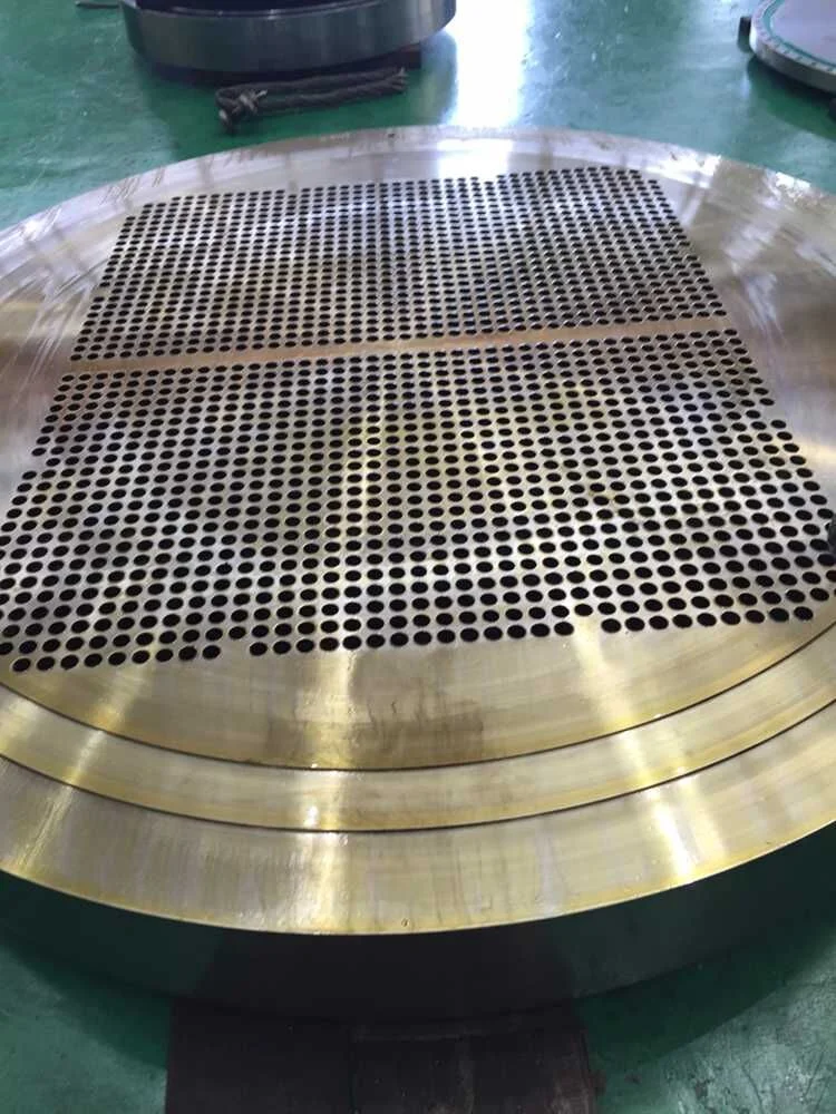 Titanium Gr1 Gr2 Gr5 Gr7 Gr9 Gr12 ASME SB265 Clad/Cladding/Cladded Tube Sheets Baffles Support Plates Tubesheets ASTM B265 Titanium Gr.2 Gr.5 Gr.7 Gr.9 Gr.1